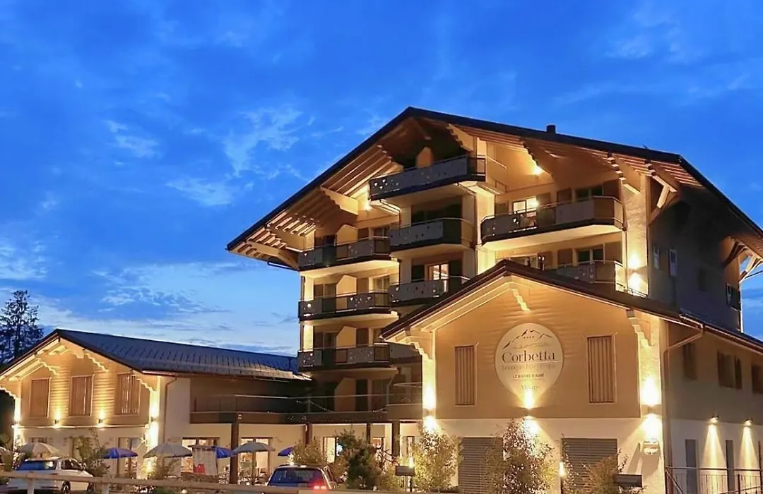 Boutique Hotel Corbetta & Spa - A 5 Minutes De L'Autoroute A12 Aux Paccots Sur Montreux, Profitez De La Montagne Et Du Lac Leman- Loft Familial Disponible-1